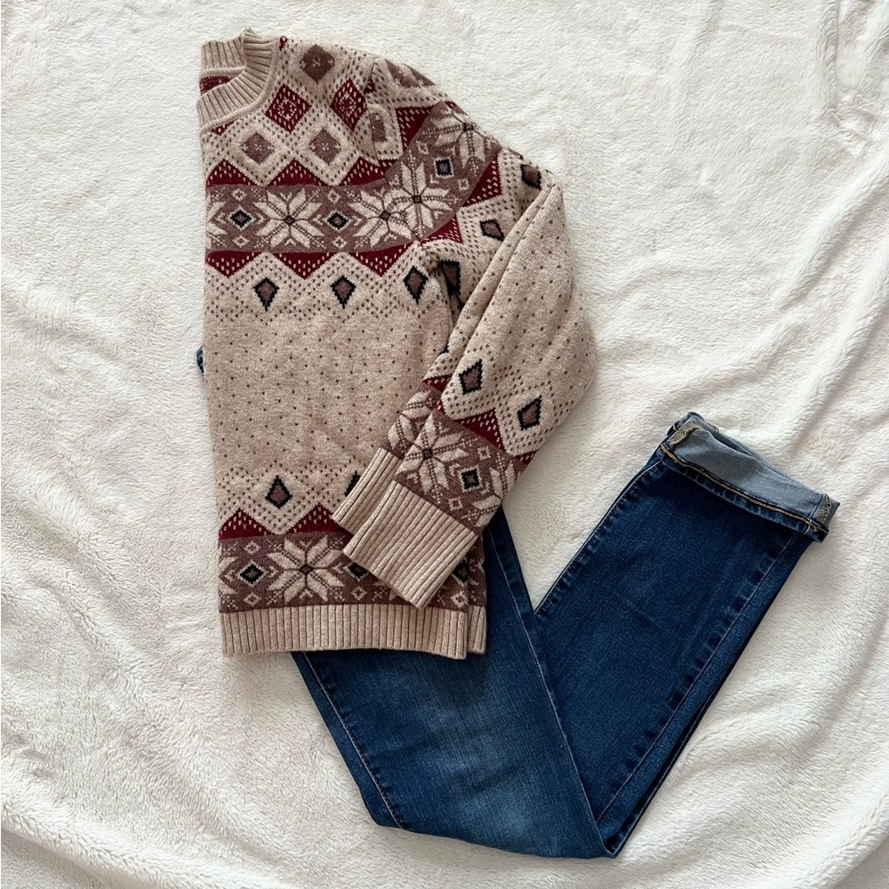 Vintage Snowflake Sweater